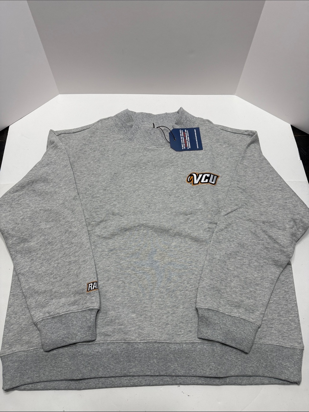 VCU Rams Logo Gray Crewneck Sweatshirt
